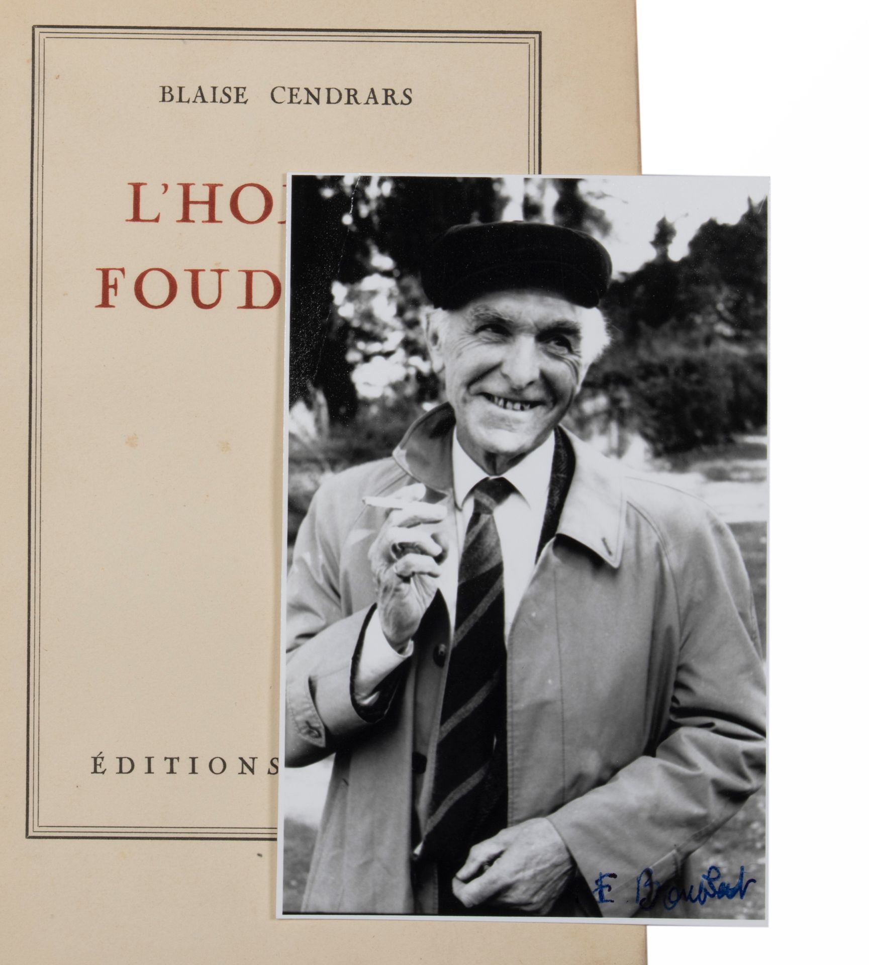 CENDRARS Blaise. L'Homme Foudroyé.巴黎，Denoël，1945年。In-12, paperback
第一版。
罗伯特-杜伊斯诺&hellip;