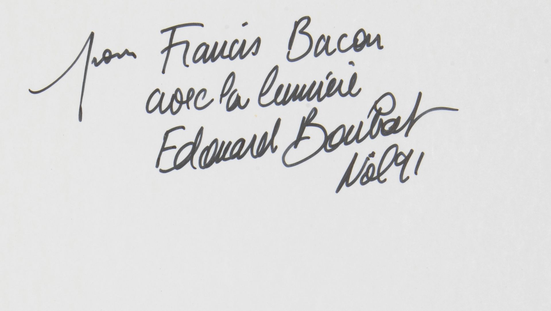 BOUBAT Edouard. Baum. Porträt, Text von Bernard Noël. Carnets Collection, Argrap&hellip;