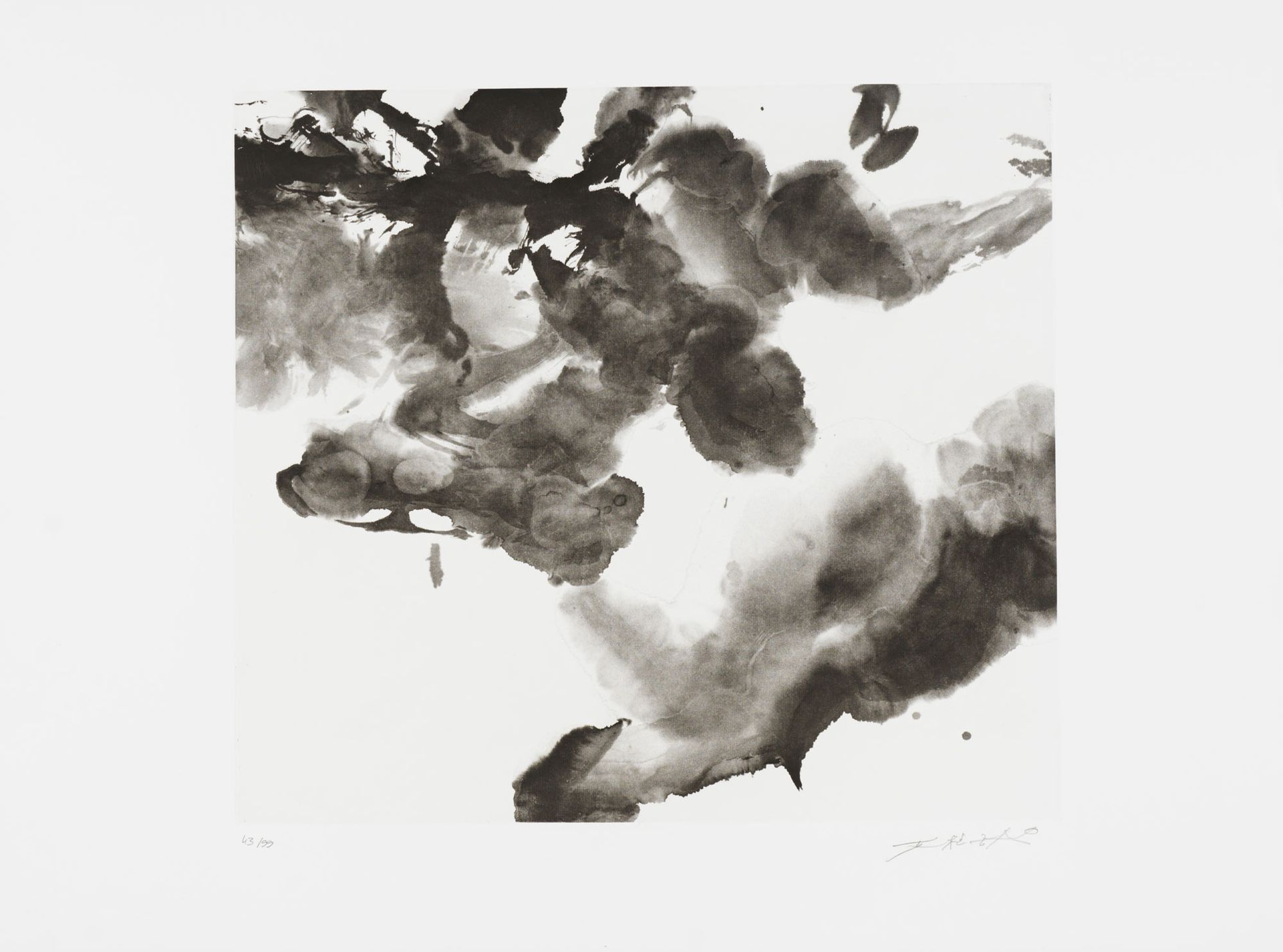 ZAO WOU KI (1921-2013) UNTITLED, 2007
Etching and aquatint in black on BFK Rives&hellip;