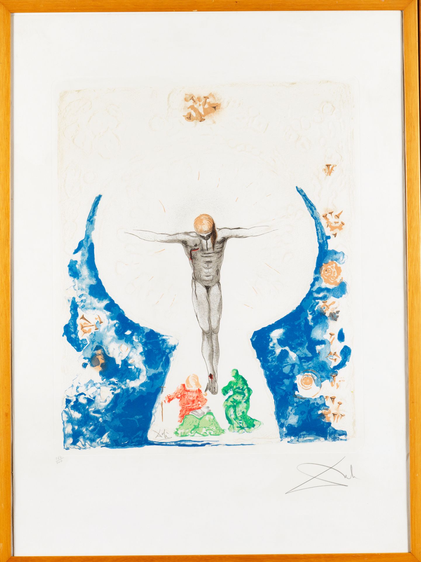 D'après Salvador Dali (1904-1989) L'HOSTIE, 1961-1980
彩色蚀刻在Arches编织纸上，有压印和彩色亮点
签&hellip;