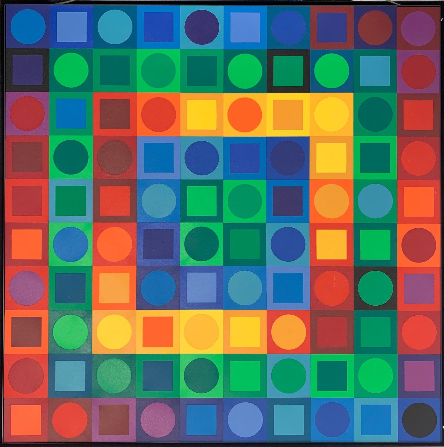Victor VASARELY (1906-1997) PLANETARY FOLKLORE N°1, 1969
Jeu/multiple complet
As&hellip;