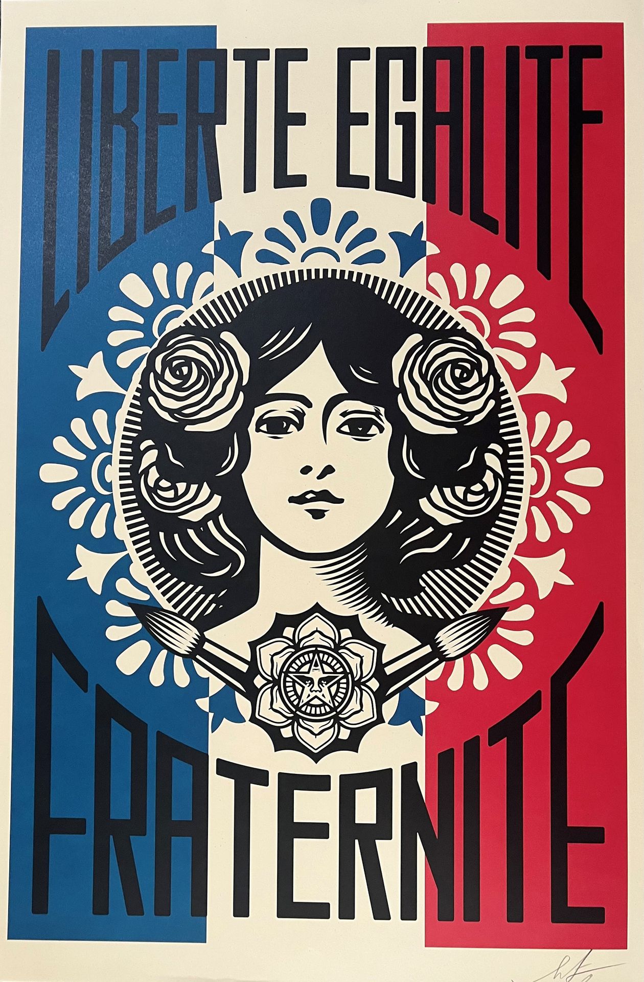 Shepard FAIREY (né en 1970) LIBERTE, EGALITE, FRATERNITE, 2020
Sérigraphie en co&hellip;