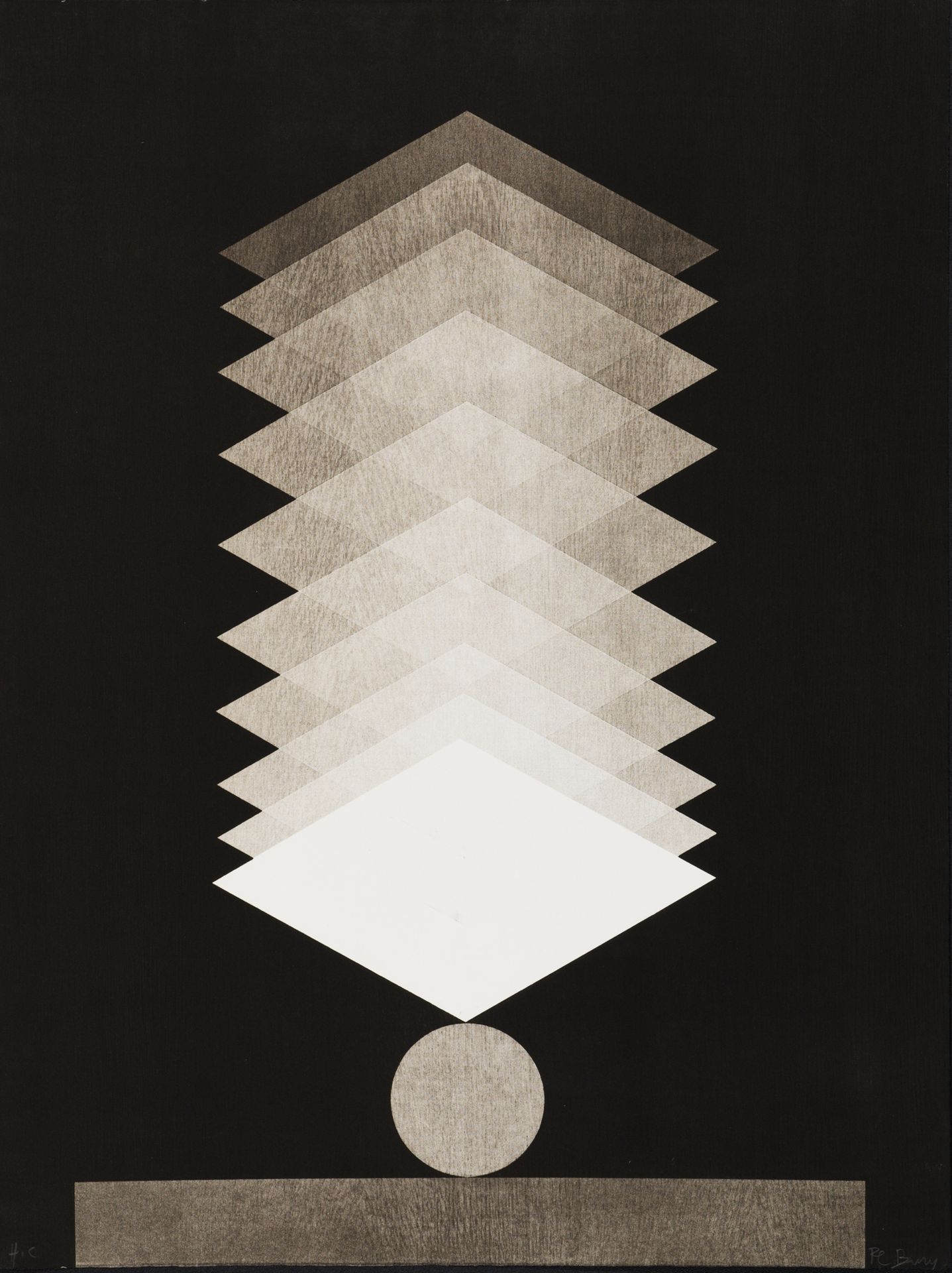 POL BURY (1922-2005) FLUX BLANC, 1978
Aquatint on wove paper printed in black
Si&hellip;