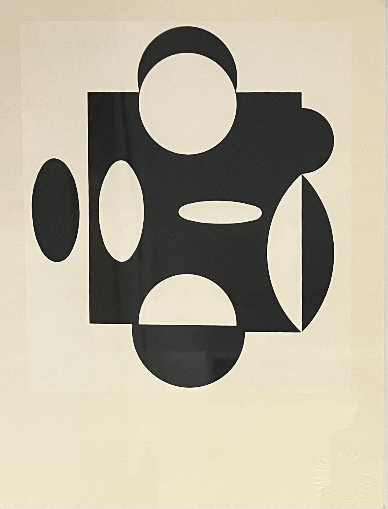 Victor VASARELY (1906-1997) PERIOD DENFERT, 1948-1952
牛皮纸上的黑色丝网印刷
出版商Editions La&hellip;