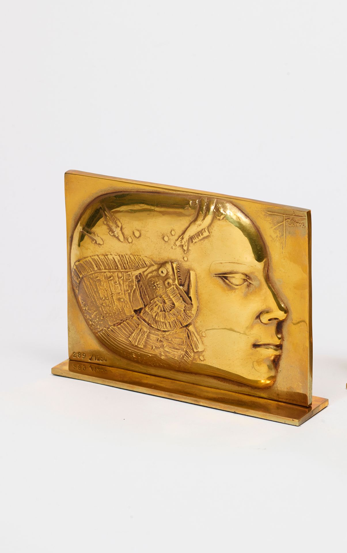 Pierre-Yves TREMOIS (né en 1921) PROFIL, 1988
Multiplo in bronzo
Firmato e numer&hellip;