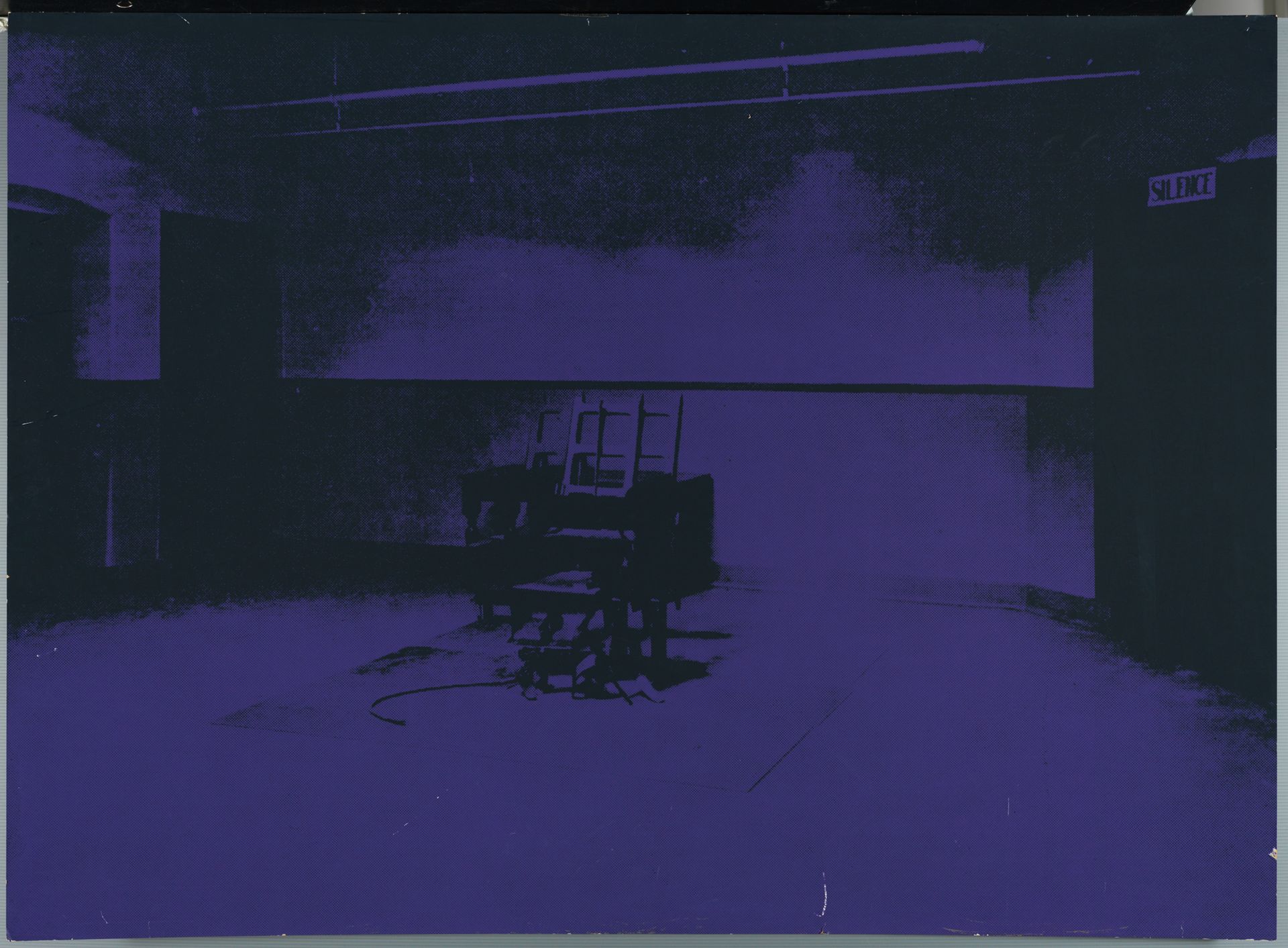 D'après Andy WARHOL (1928-1987) ELECTRIC CHAIR, CIRCA 1980
Silkscreen in color
W&hellip;