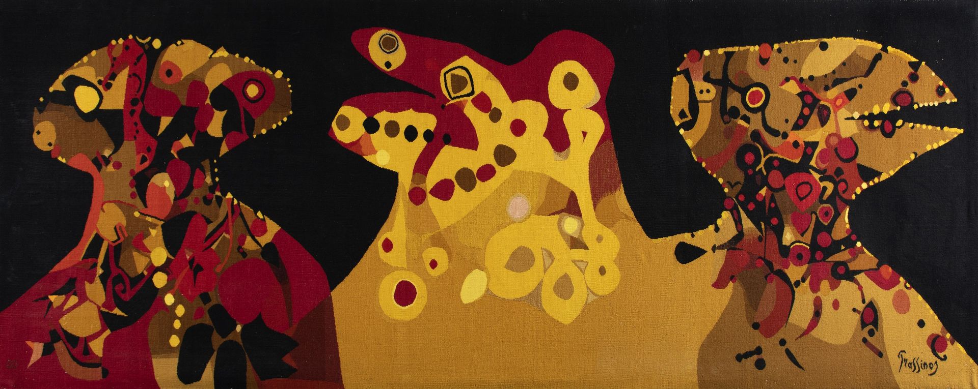 Null MARIO PRASSINOS (1916-1985)
Le combat de Tancrede et Clorinde
 tapisserie 
&hellip;