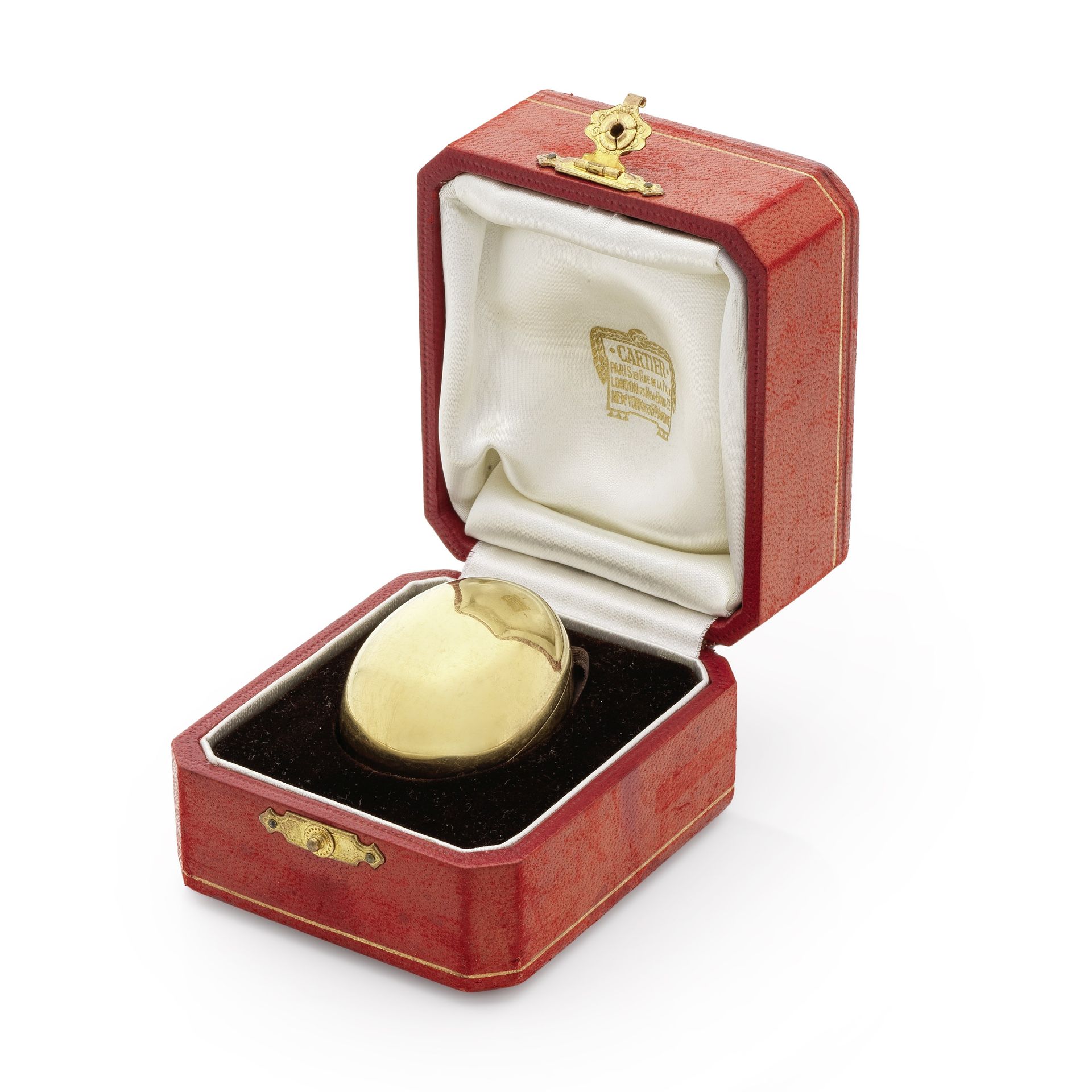 Null CARTIER: OEUF OR, 1966
Formant un œuf en or, ouvrant sur un compartiment va&hellip;