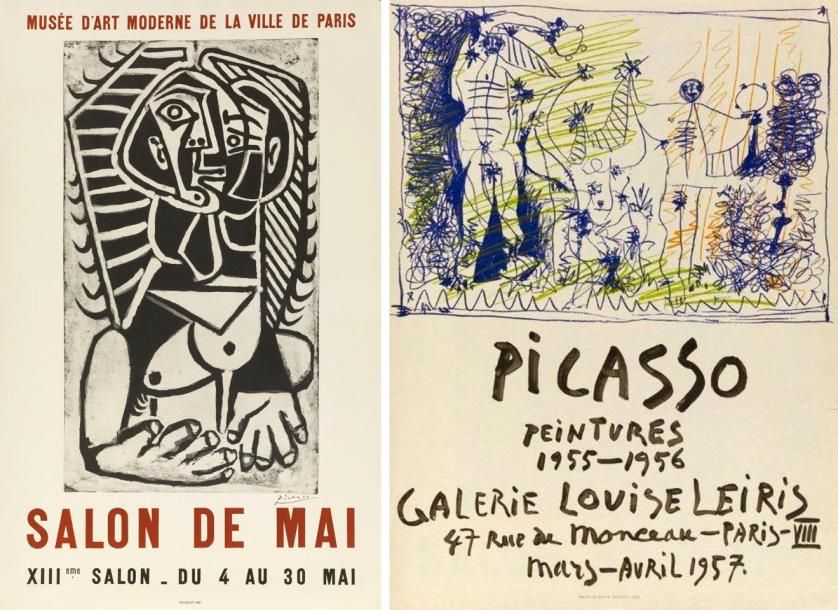 Pablo Picasso (1881-1973) ENSEMBLE DE TRENTE ET UNE AFFICHES LITHOGRAPHIQUES De &hellip;