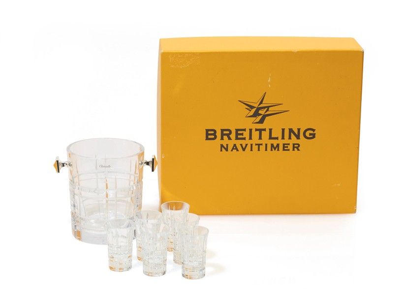 BREITLING Set Vodka fabriqué par Christofle pour Breitling. Boite d'origine.