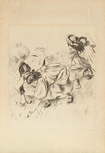 Auguste RENOIR (1841-1919) 
ENFANTS JOUANT A LA BALLE, CIRCA 1900 (Delteil - Ste&hellip;