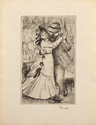 Auguste RENOIR (1841-1919) 
LA DANSE A LA CAMPAGNE, 2E PLANCHE, CIRCA 1890 (Delt&hellip;