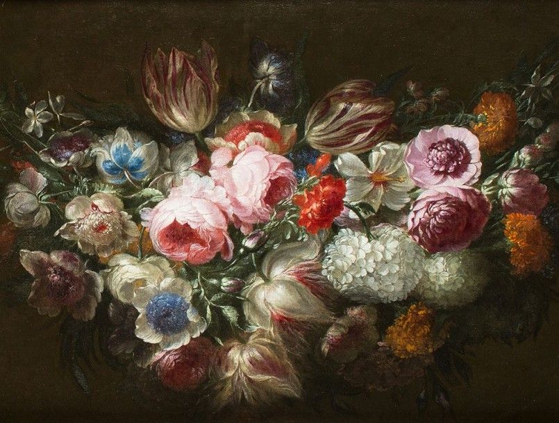 Ecole Flamande du XVIIIe siècle Gerbe de fleurs
Toile
56 x 68,5 cm
Porte un mono&hellip;