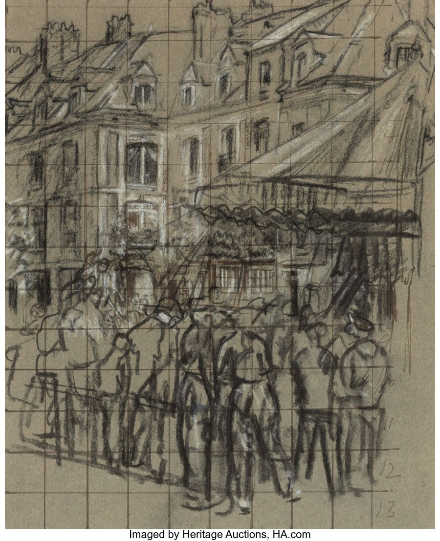 Walter Richard Sickert (British, 1860-1942) The Fair at Night, Dieppe, circa 190&hellip;