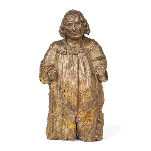 ESCUELA FLAMENCA, CA. 1500 Donateur . Sculpture en bois de chêne sculpté avec tr&hellip;