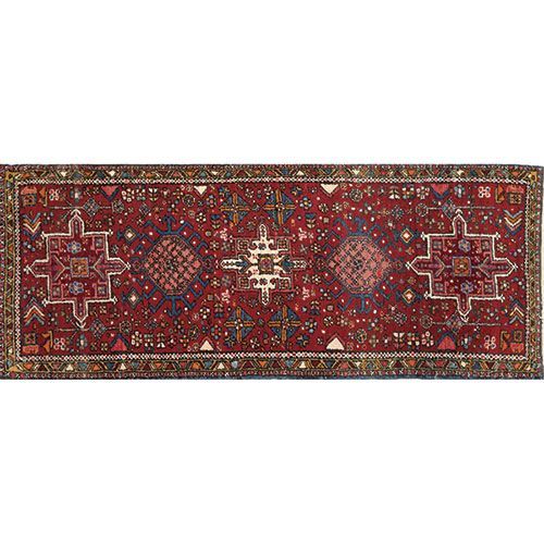 Null Tapis de couloir en laine persane à décor de motifs géométriques sur fond r&hellip;