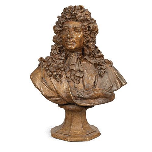ESCUELA FRANCESA, S.XIX Buste de Jules Hardouin Mansart (architecte de Louis XIV&hellip;