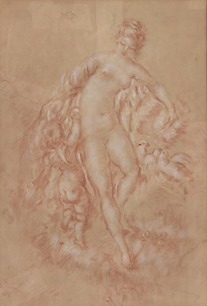 Null Ecole du XVIIIème siècle
Jeune femme et l'Amour
Sanguine
90 x 40 cm
(Déchir&hellip;