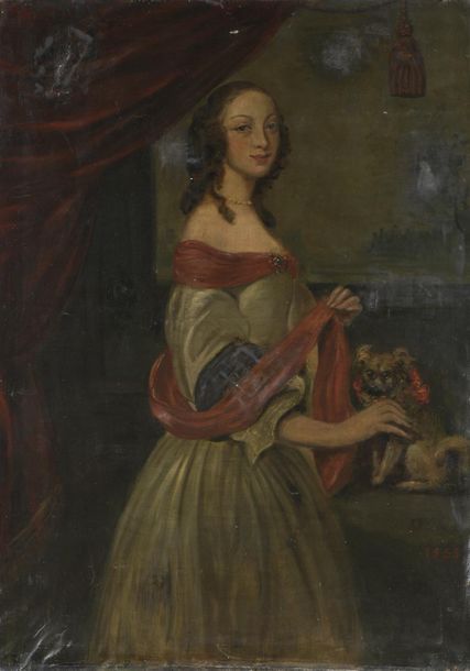 Null Ecole du XIXème siècle
Portrait de femme
Huile sur toile
150 x 120 environ
&hellip;