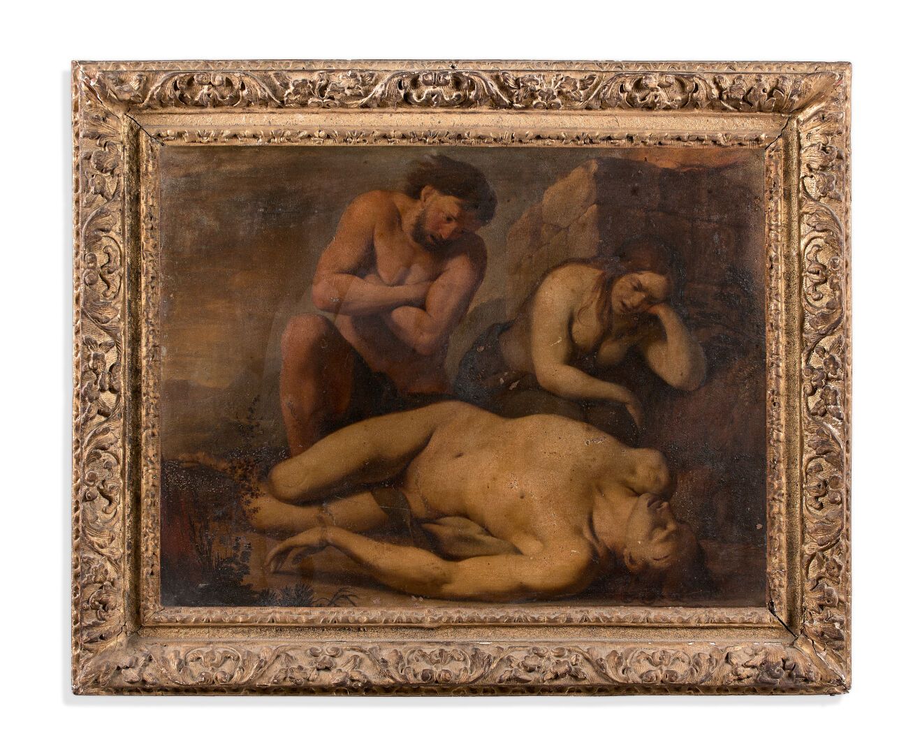 LUBIN BAUGIN Adam et Eve pleurant Abel Lubin BAUGIN (Pithiviers vers 1612 - Pari&hellip;