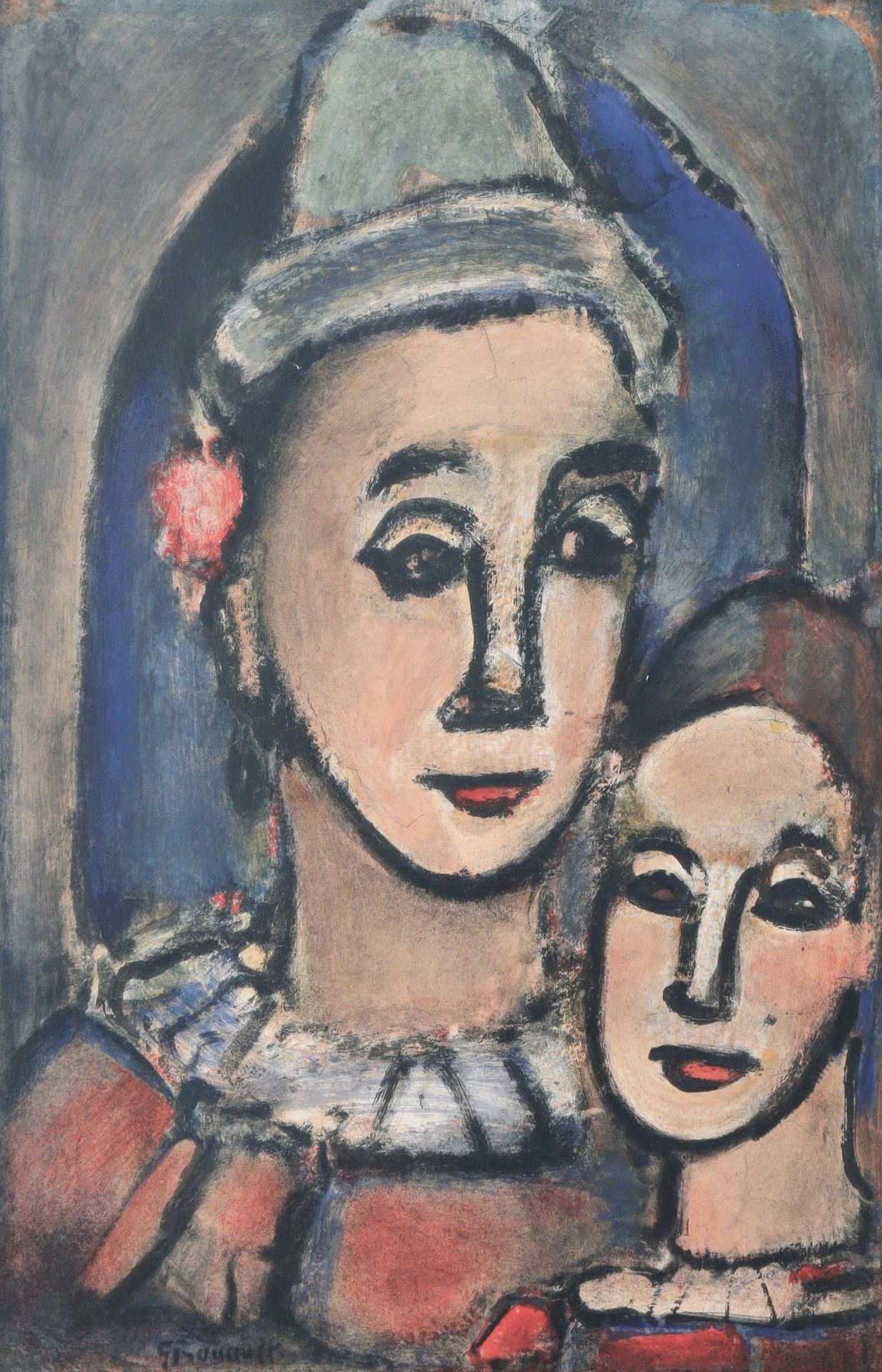 Null Georges Rouault (francese, 1871-1958) Duo, detto anche i due fratelli, 1948&hellip;