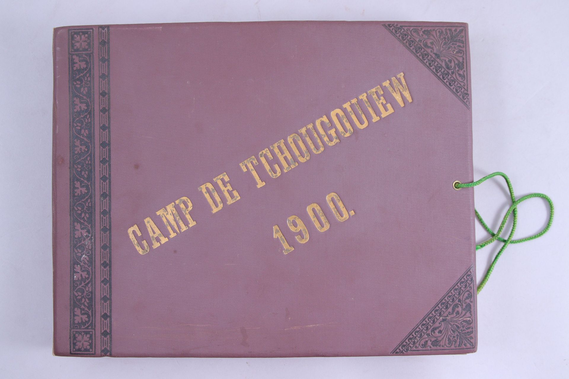 Null [Militaria] Camp de Tchougouiew, 1901 25 tirages sur papier albuminé présen&hellip;