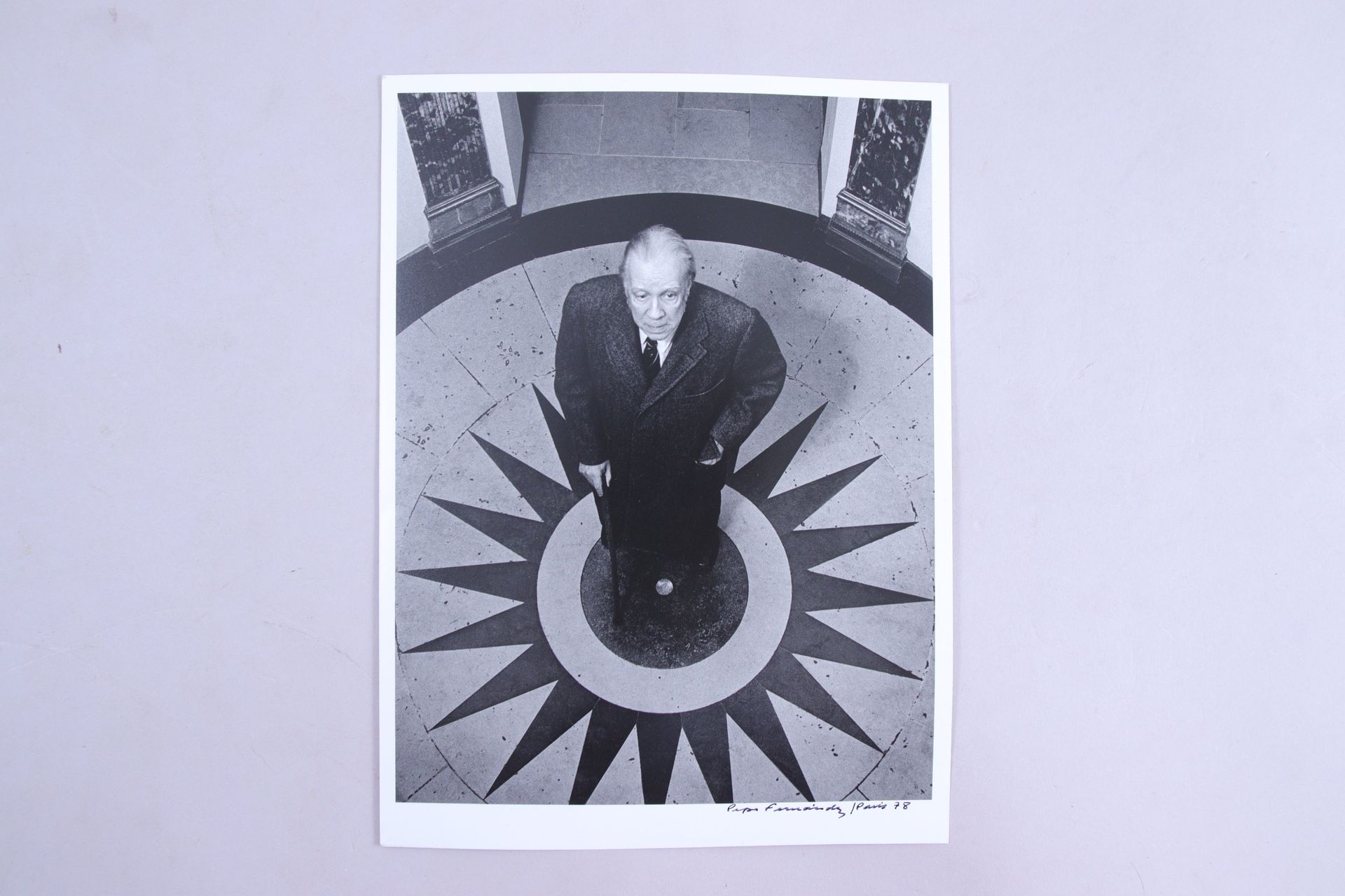 Null Pépé Fernandez Jorge Luis Borges, 1978 Épreuve gelatino-argentique située d&hellip;