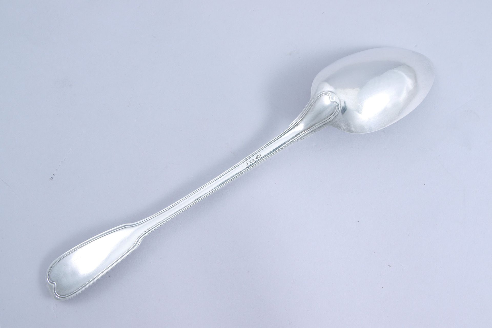 Null Stew spoon 

silver model net contour. 

Hallmark Paris, 1st cock 1st title&hellip;