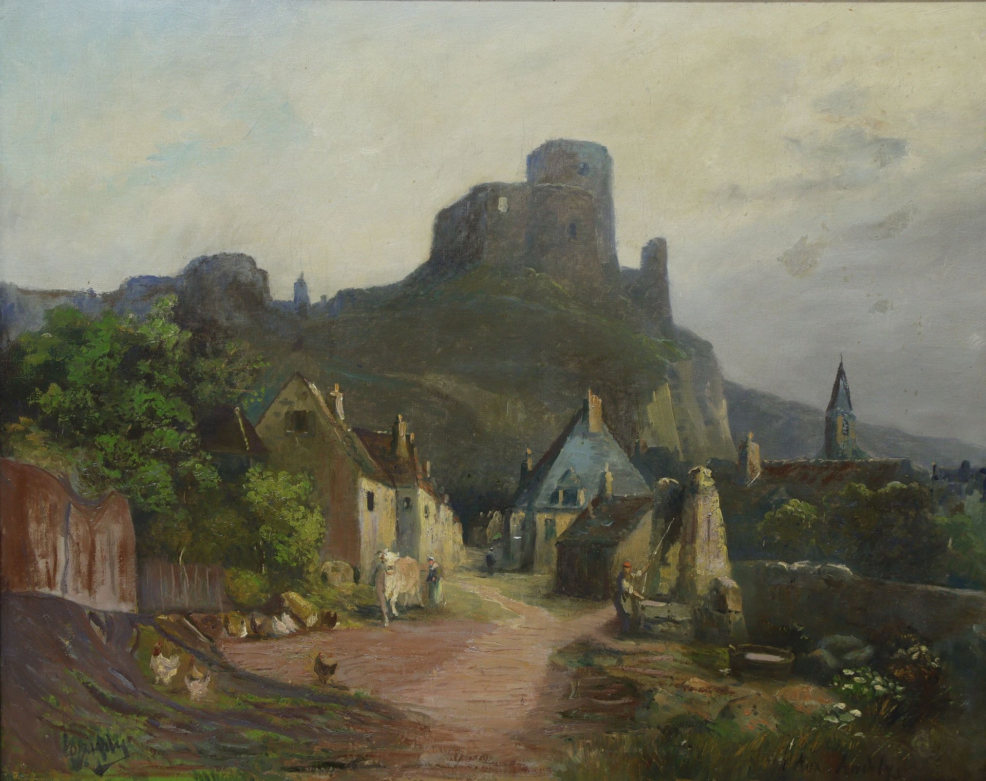 Null Ecole française vers 1900
"Aux Andelys", Ruines de Château-Gaillard

Huile &hellip;