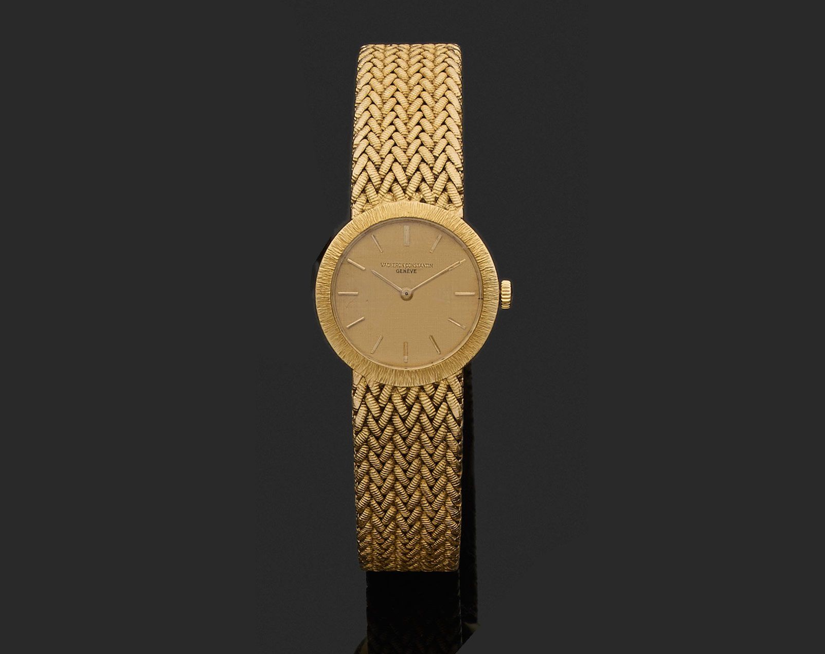 Null Vacheron Constantin 
Montre bracelet de dame 

en or jaune 750 millièmes, l&hellip;