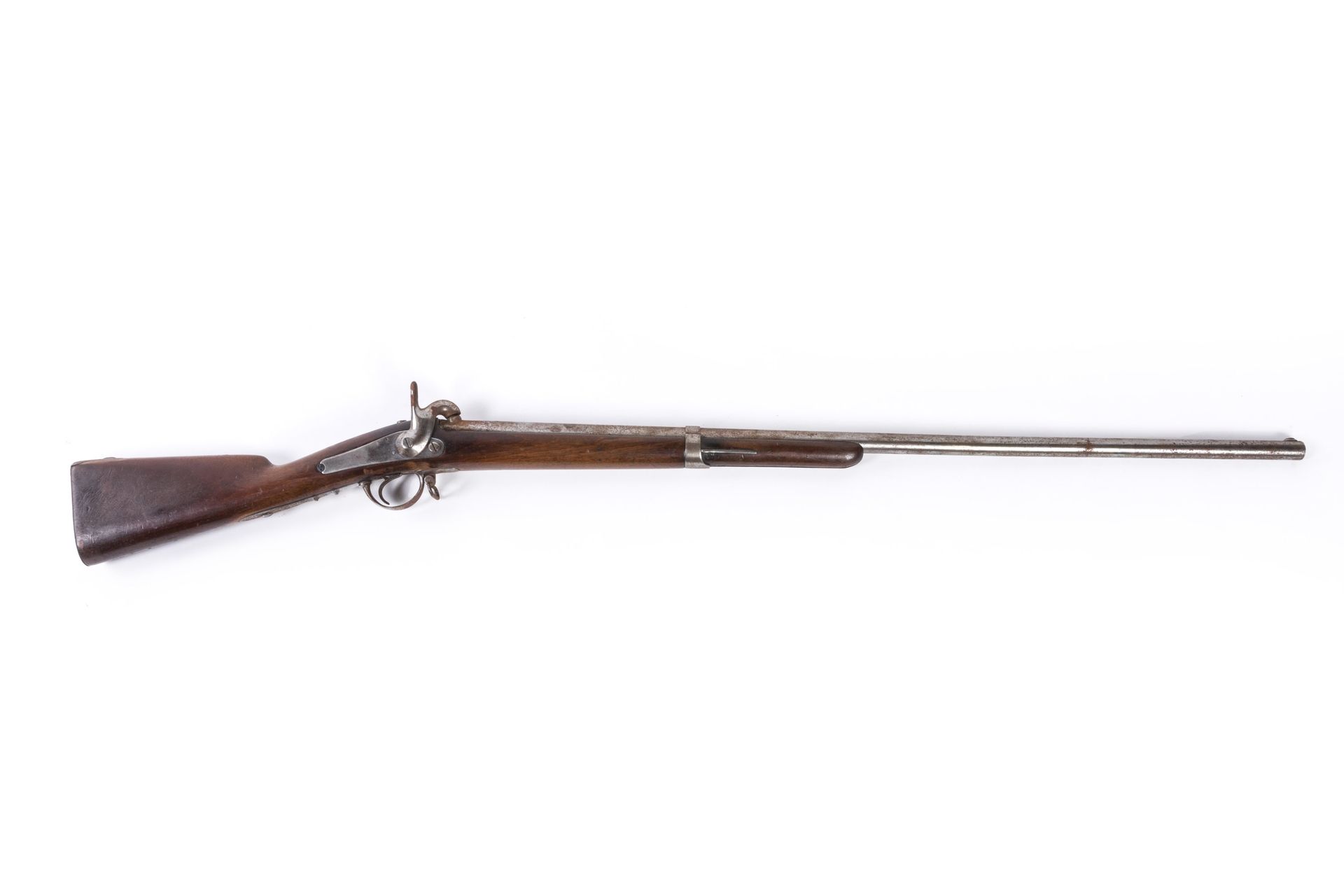 Null Fusil de percusión tipo 1842 T

Cañón redondo con planos de trueno. Culata &hellip;