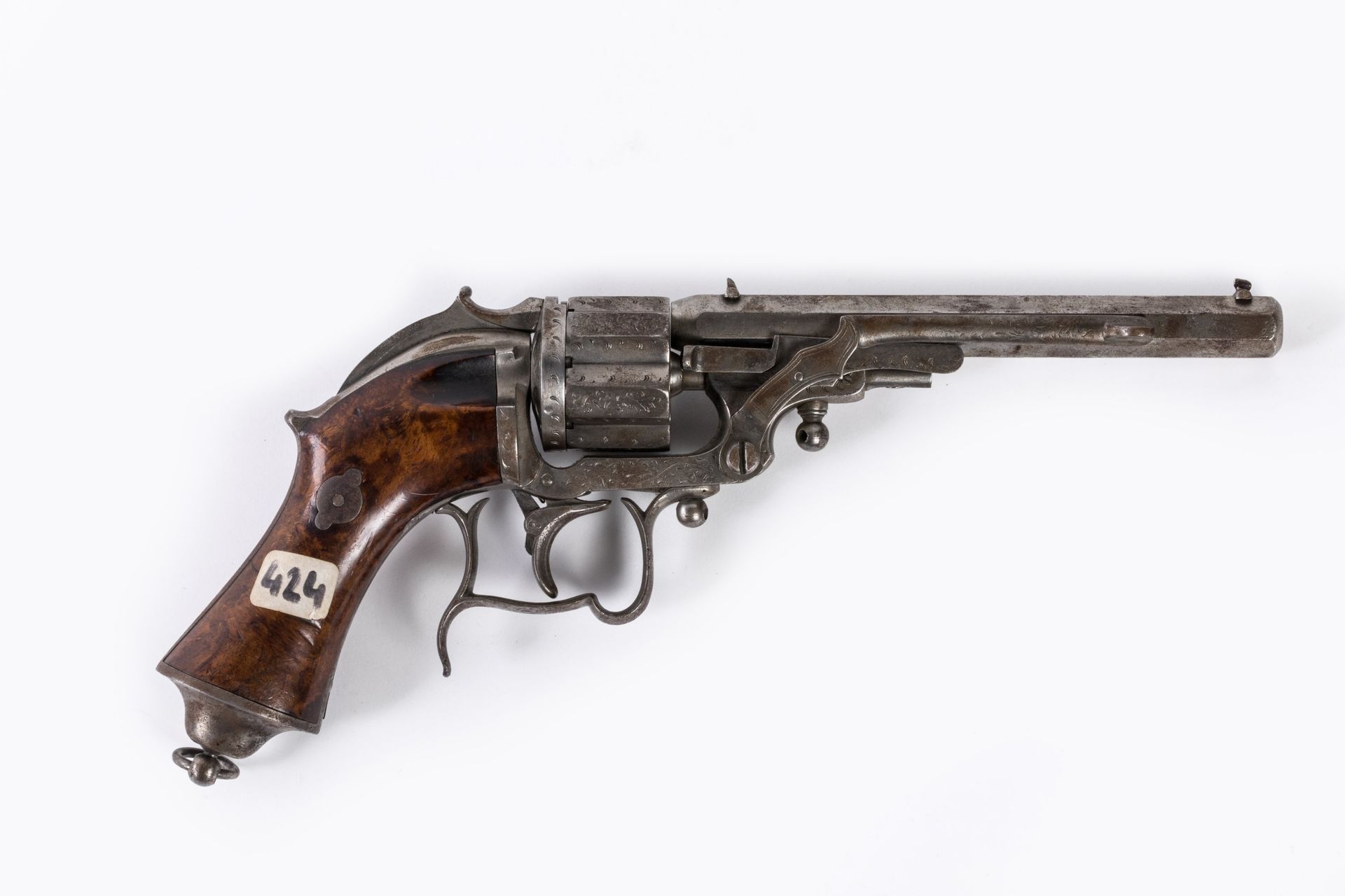 Null Brown Breveté" Lagreze 系统打击式左轮手枪

六发，11 毫米口径。凹槽枪管，刻有 "Brun Bté à Paris "字样。&hellip;