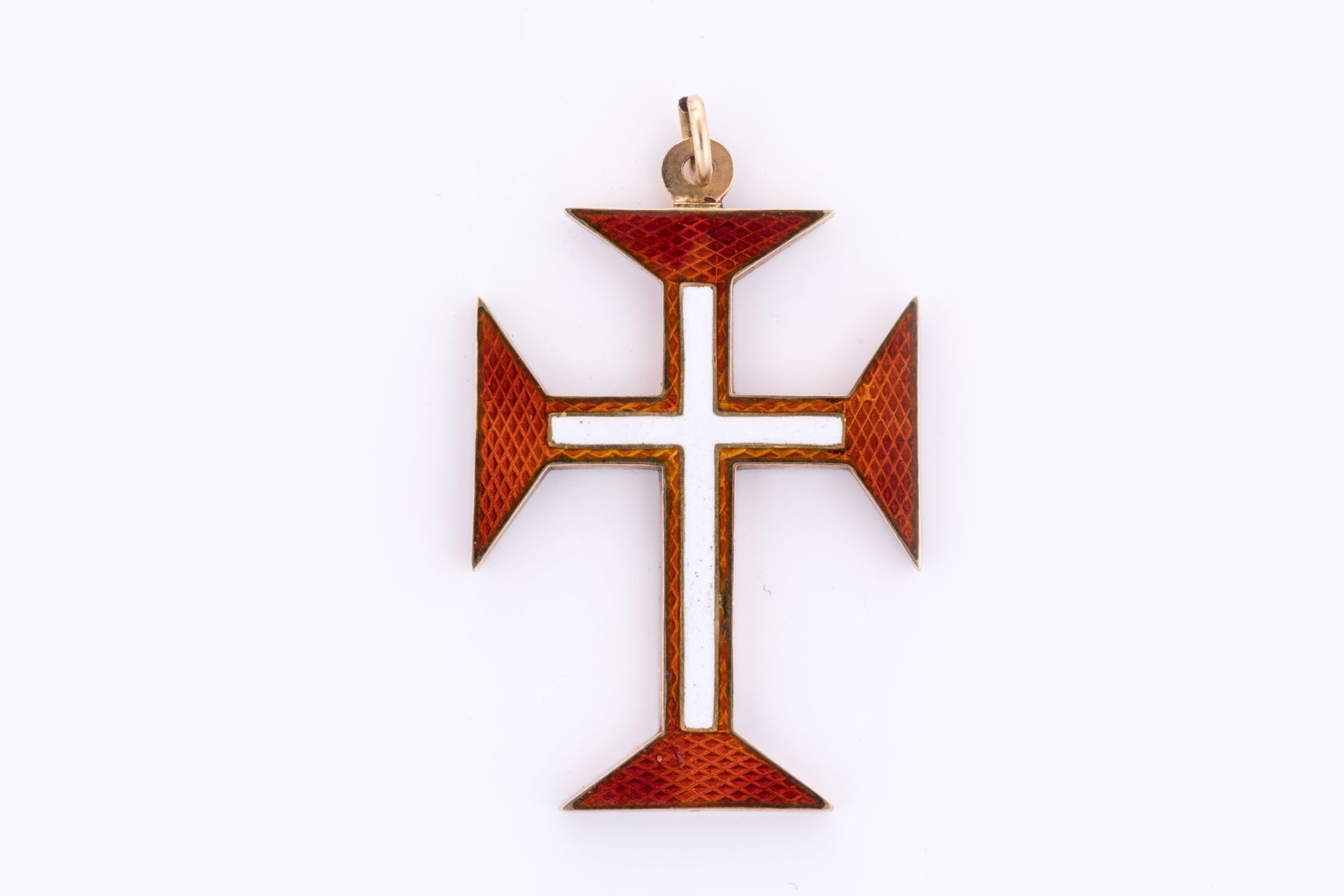 Null Portugal - Christusorden (gegründet 1319) 
Ritterkreuz 

aus Gold und Email&hellip;