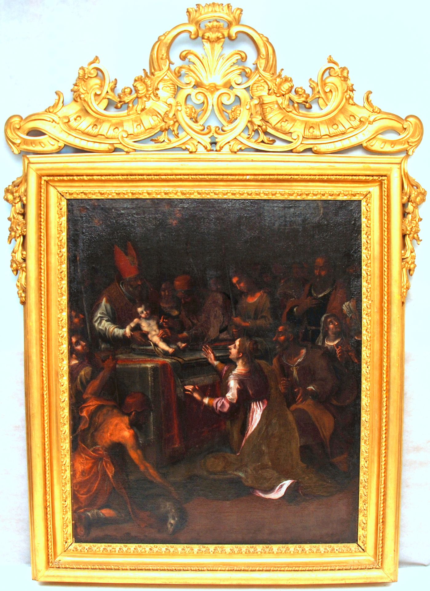 Scuola dei Bassano, olio su tela École de Bassano, huile sur toile représentant &hellip;