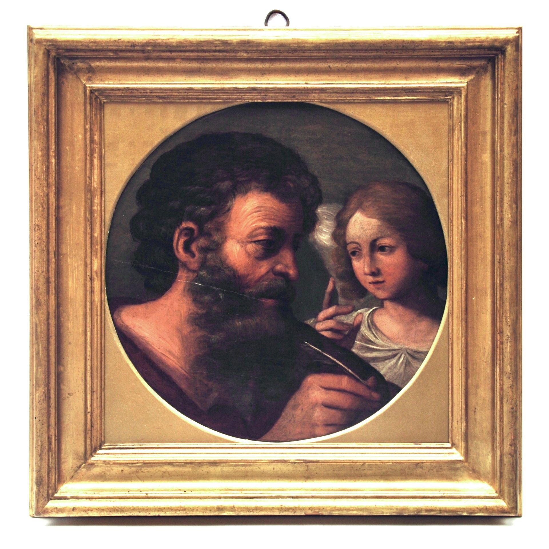 Olio su tavola raff. San Matteo e l'angelo in Oil on board ref. St. Matthew and &hellip;