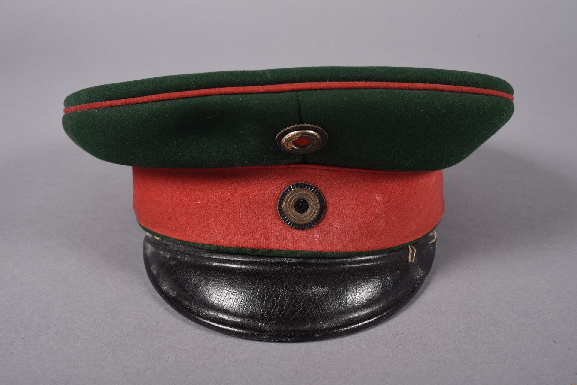 Null Preußen. Offiziersmütze, Jägerfeldmütze, Jäger Mle 1895. Modell aus grüner &hellip;