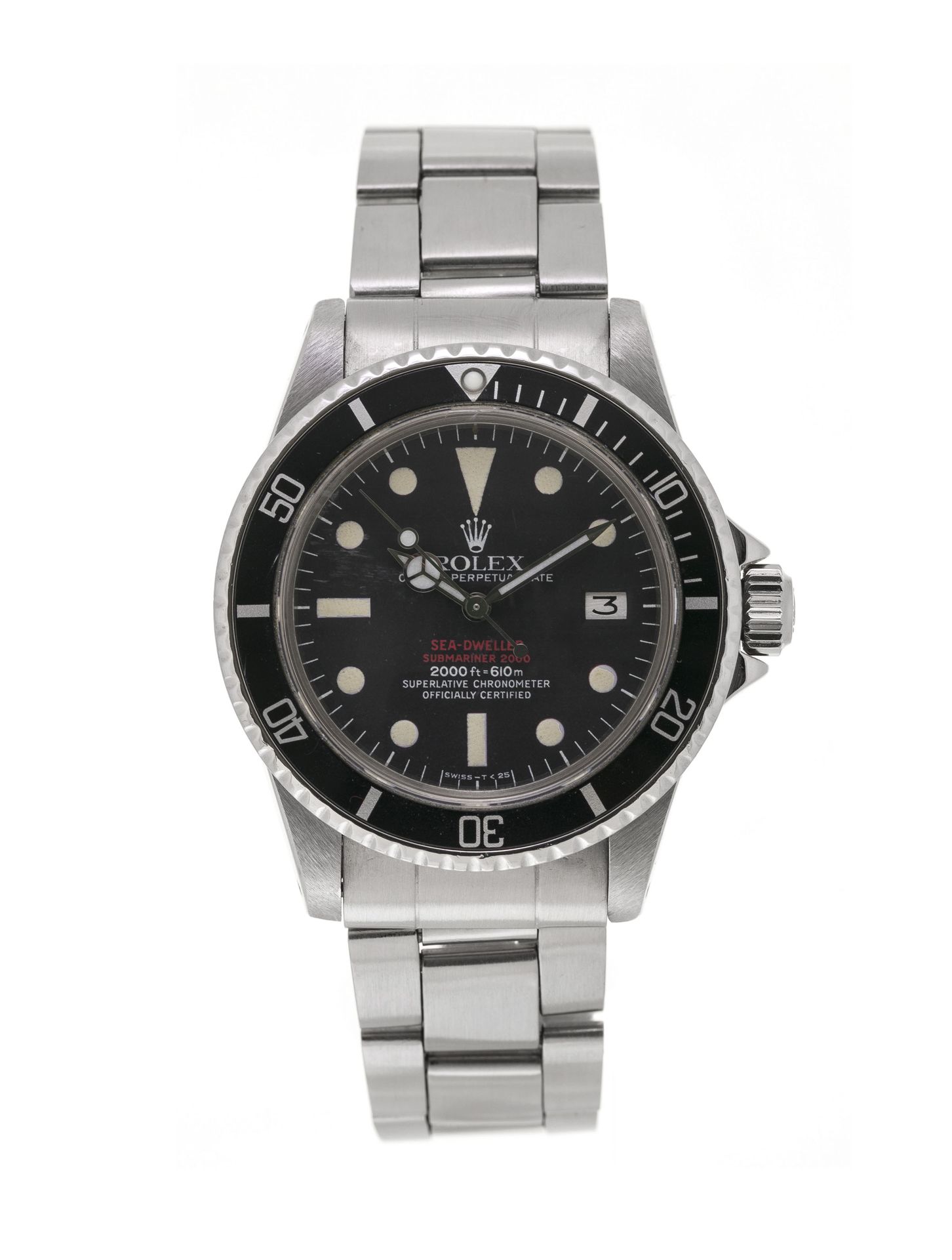 Null Rolex, Sea-Dweller, Submariner 2000, Double Red, Mark IV, réf. 1665, montre&hellip;