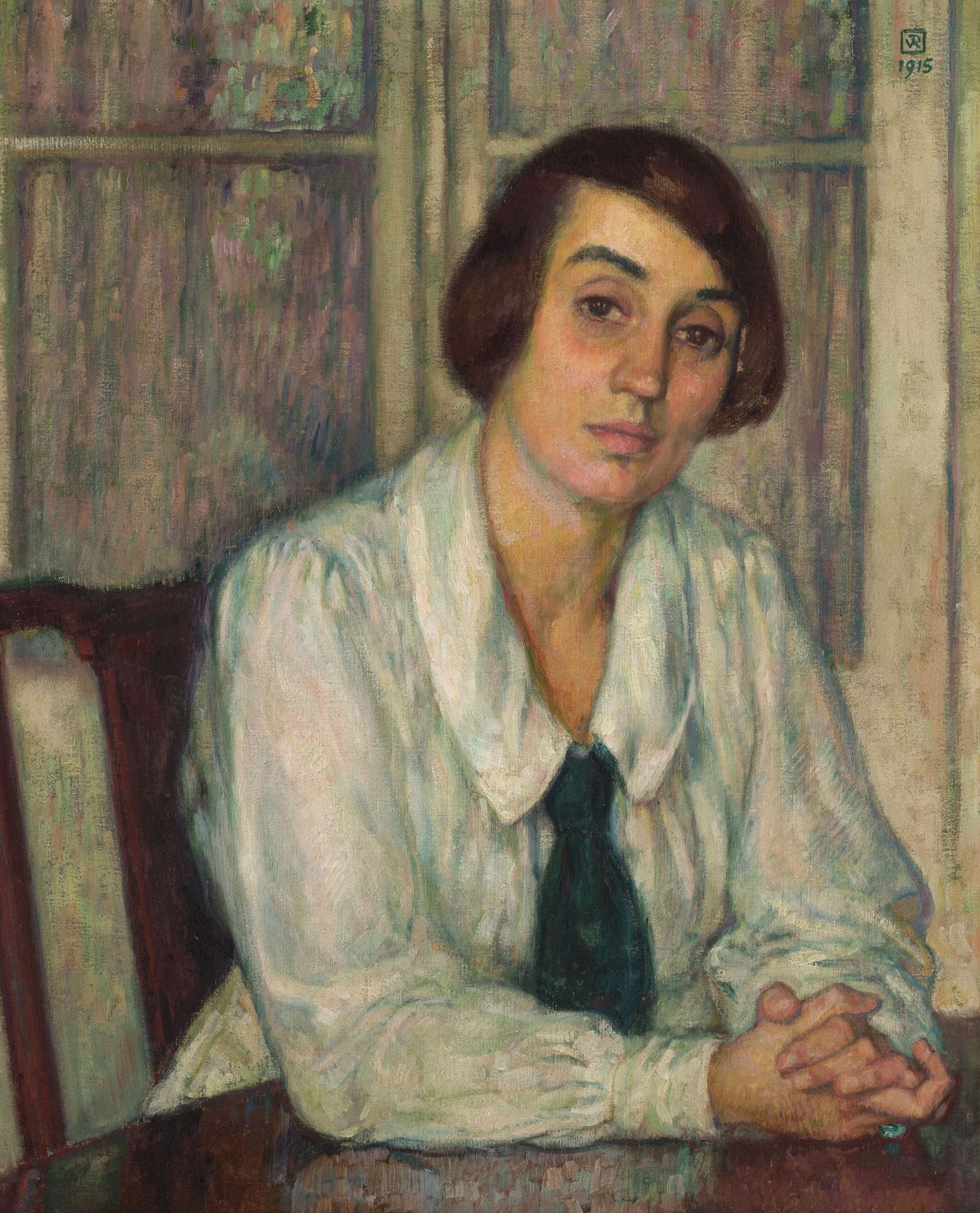 Null Théo Van Rysselberghe (1862-1926), Portrait d'Elisabeth Van Rysselberghe, 1&hellip;