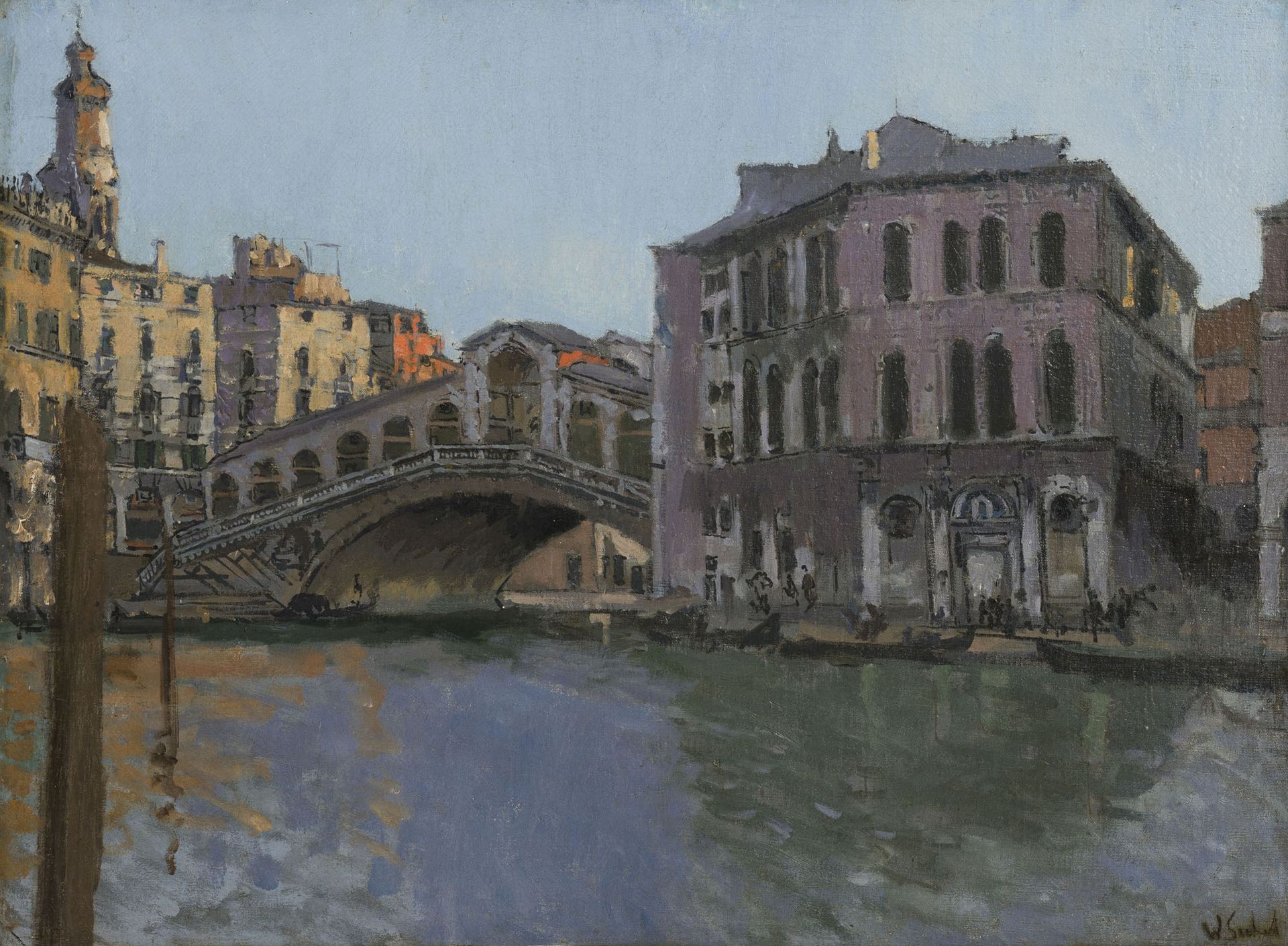 Null Walter Richard Sickert (1860-1942), Le Pont du Rialto et le Palais de Camme&hellip;