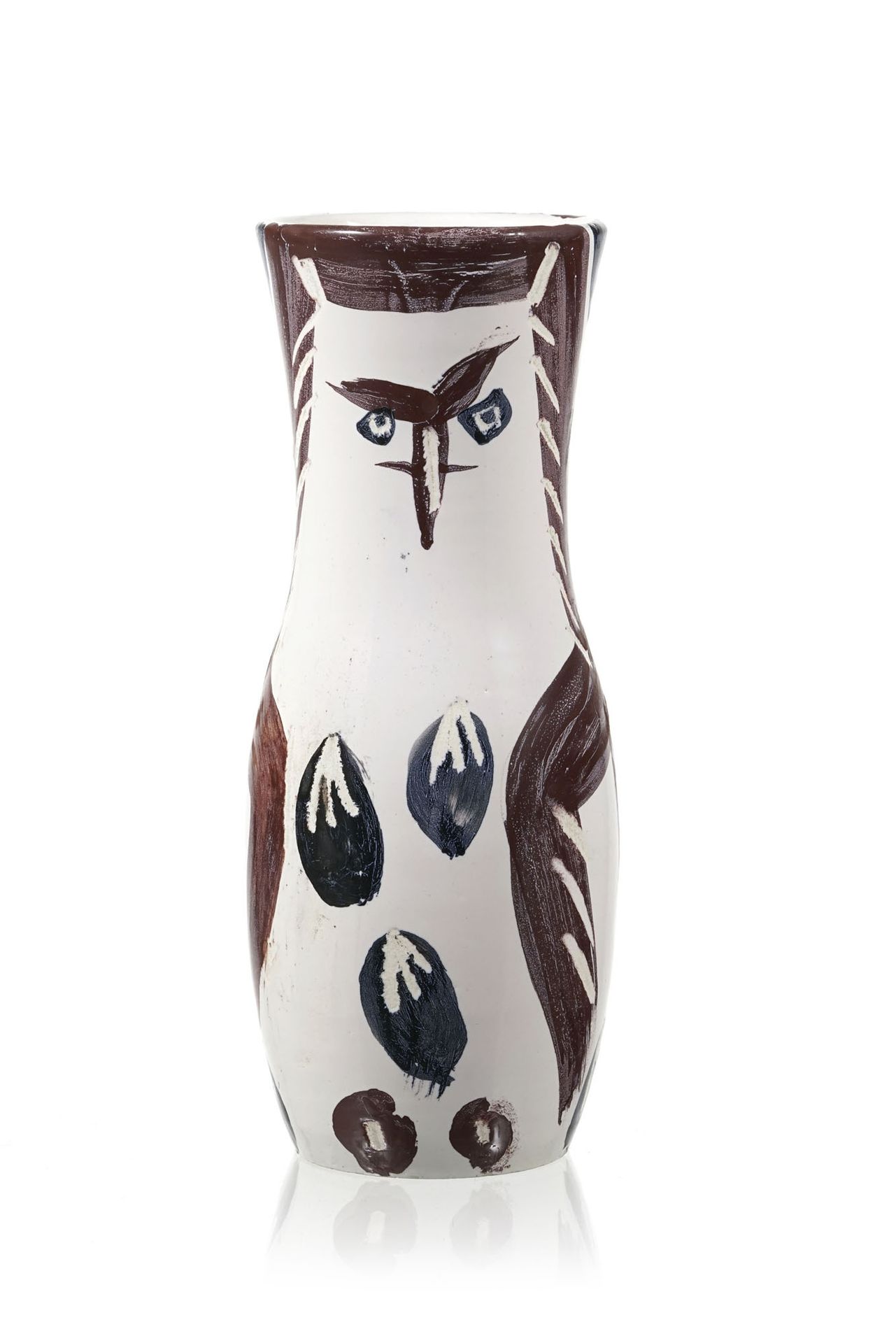 Null Pablo Picasso (1881-1973), d'après, "Chouetton", 1952, vase en terre de faï&hellip;