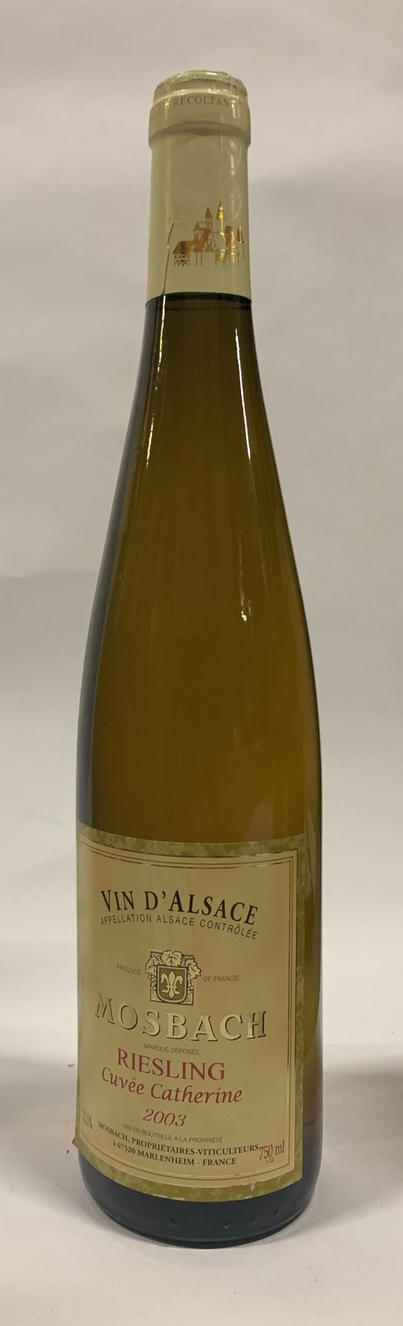 Null ○ RIESLING | Domaine Mosbach, 2003

2 bouteilles "Cuvée Catherine" (EA)

1 &hellip;