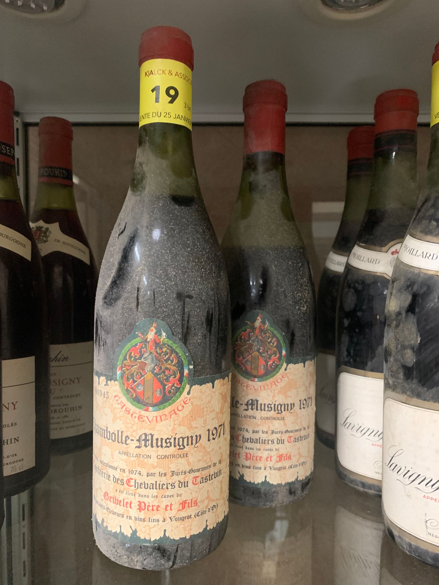 Null 
● CHAMBOLLE-MUSIGNY | Grivelet Père & Fils, 1971

2 bouteilles numérotées
&hellip;