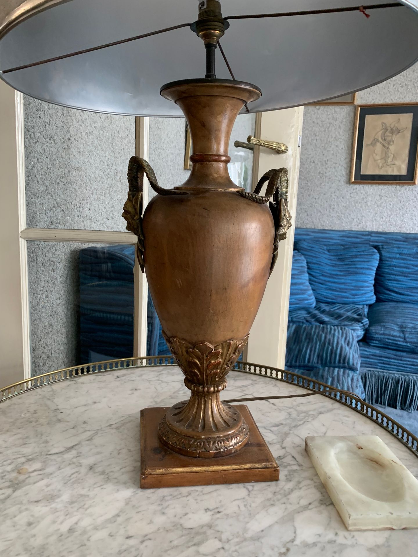 Coppia di basi per lampade a balaustro a forma di vaso s…