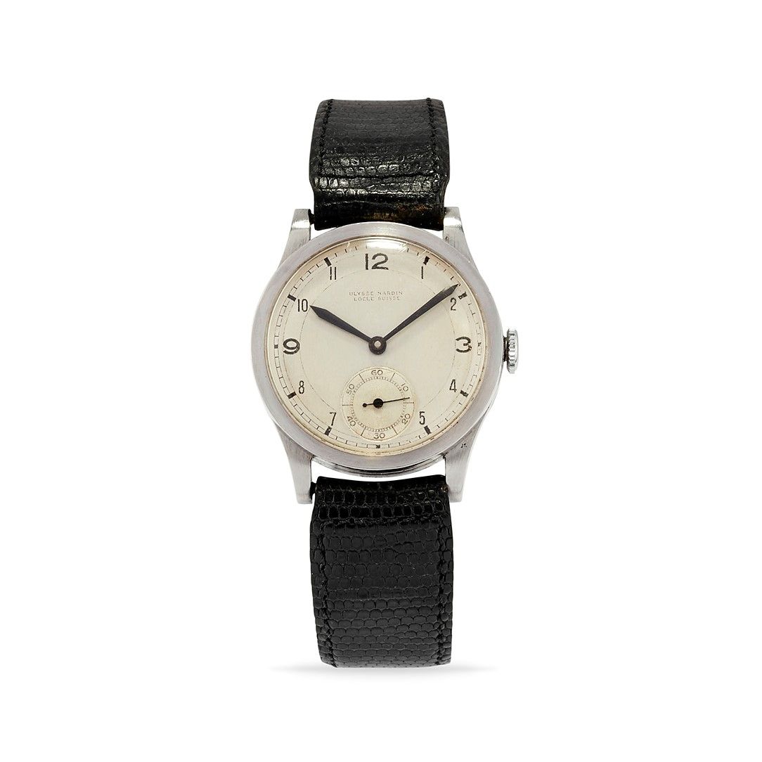 ULYSSE NARDIN Ulysse Nardin coin edge, ‘40s


Stainless steel round case.

Two-t&hellip;