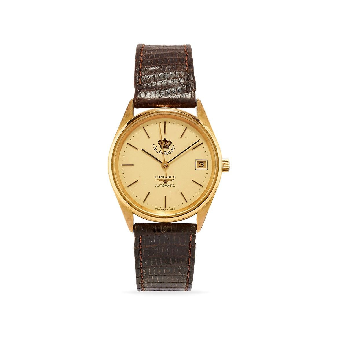 LONGINES Longines time-only personalized for King Hussein of Jordan, ‘70s


Gold&hellip;