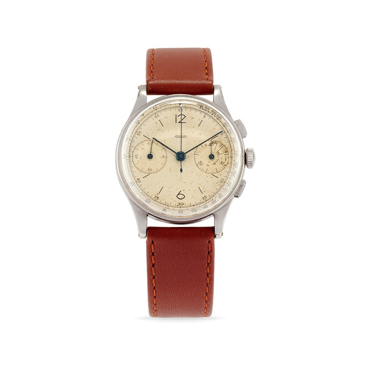 JAEGER-LECOULTRE Jaeger-LeCoultre chronograph, ‘40s


Stainless steel round case&hellip;