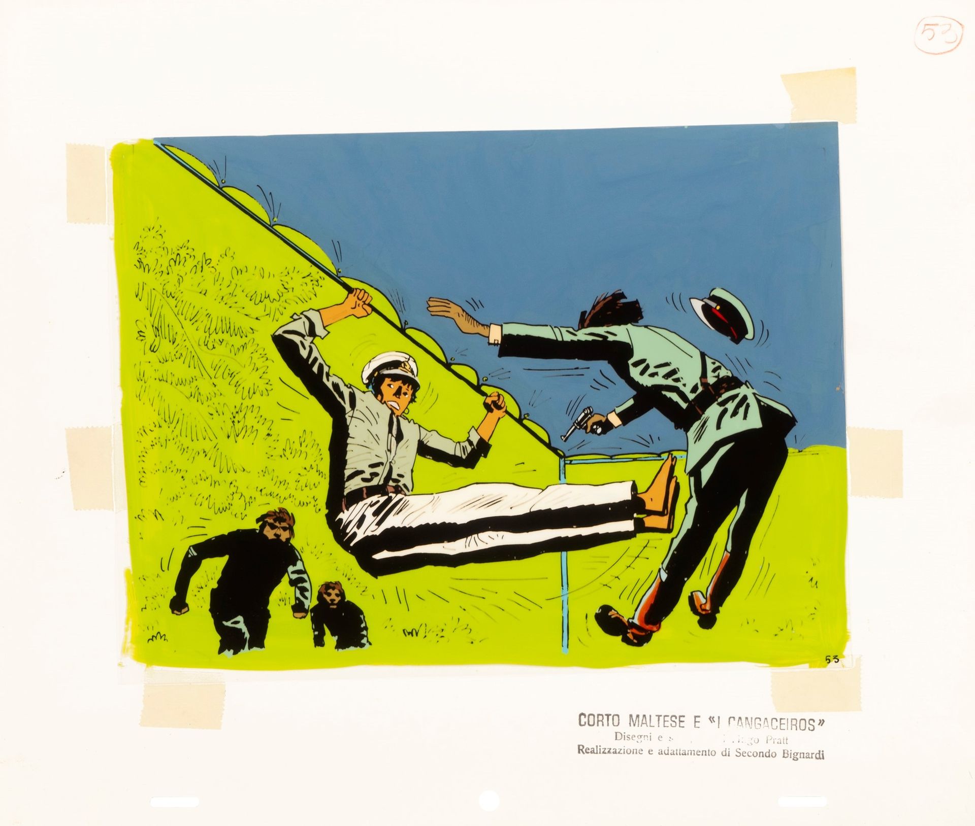 Studio Bignardi Corto Maltese e "I Cangaceiros", 1972

Tempera on cel
23,5 x 18 &hellip;