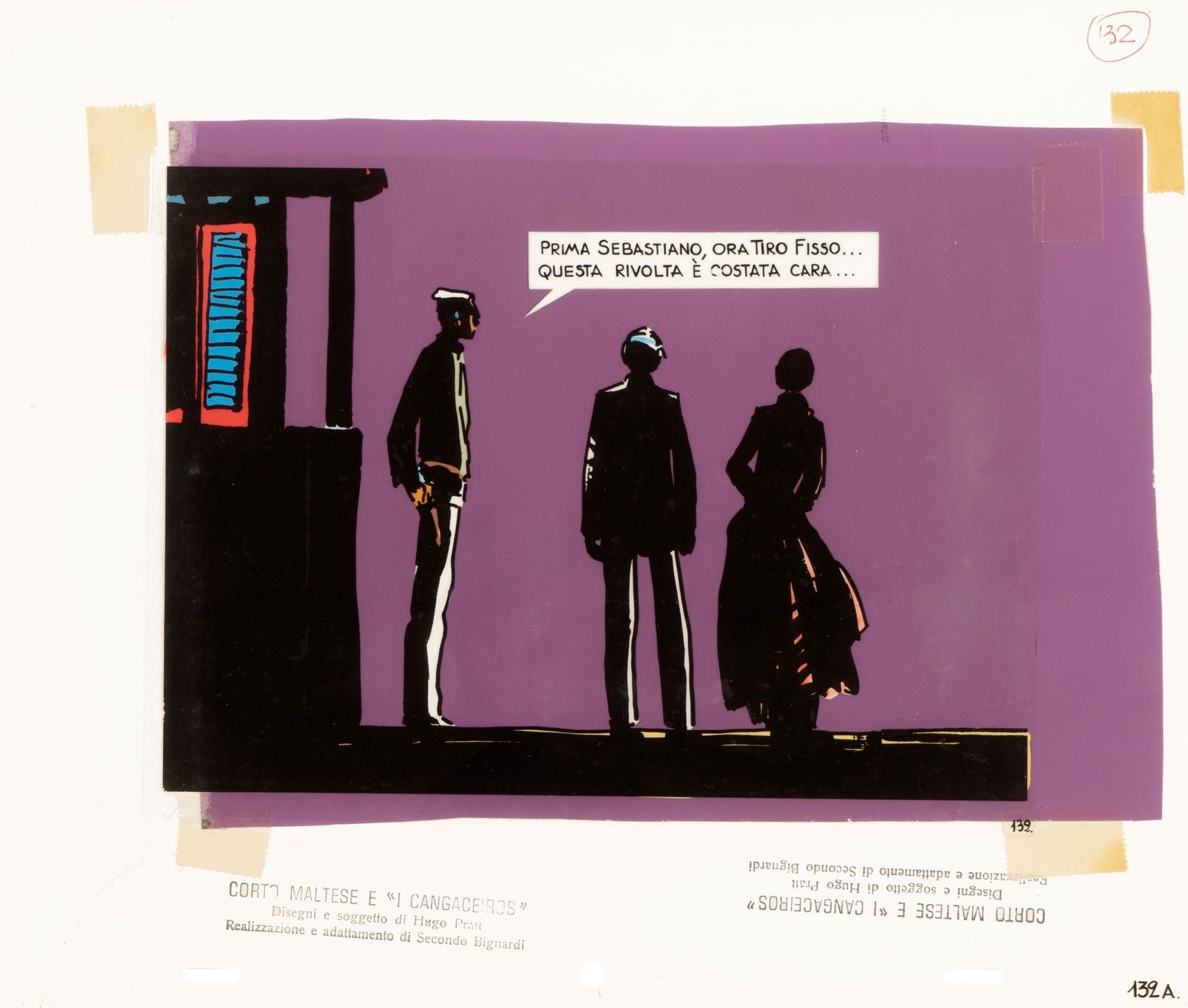 Studio Bignardi Corto Maltese e "I Cangaceiros", 1972

Tempera auf Cel
32 x 27 c&hellip;