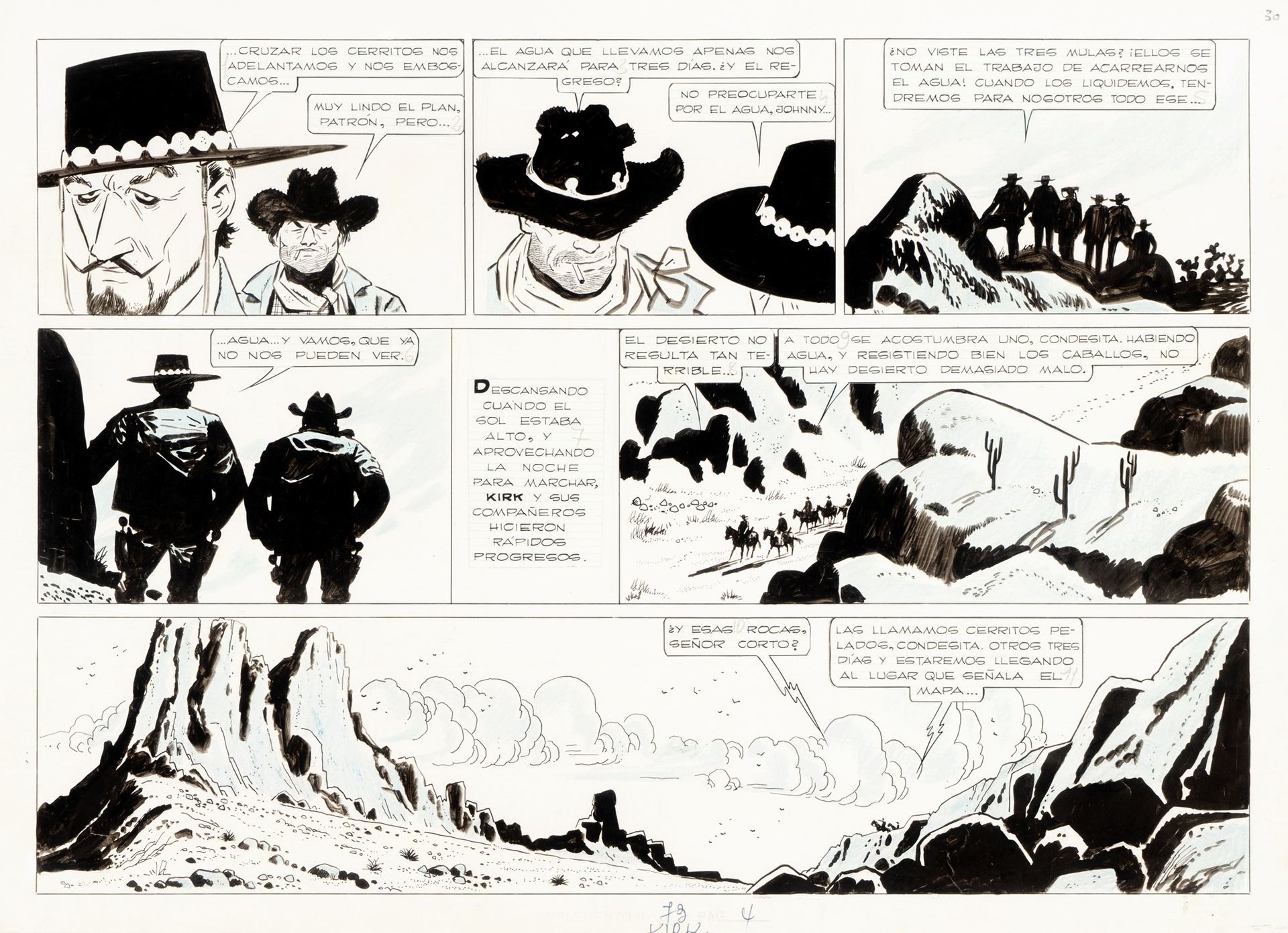 HUGO PRATT Il Sergente Kirk - Il castello di Titlàn, 1959

Crayon, pastel et enc&hellip;
