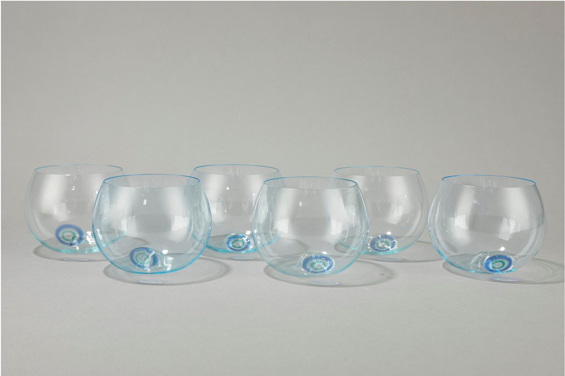 Gian Maria Potenza, Lino Tagliapietra Seis vasos, 1968

H 9 cm
vidrio soplado y &hellip;